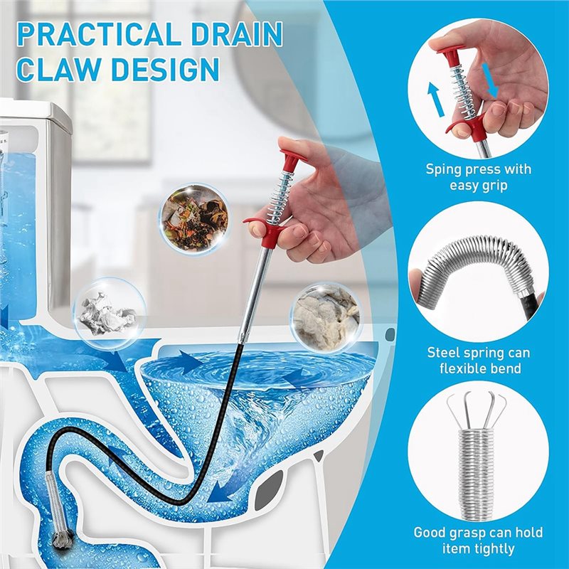 ABNL For Bathtub, Toilet, Kitc - Drain Snake Flexible 评论和价格