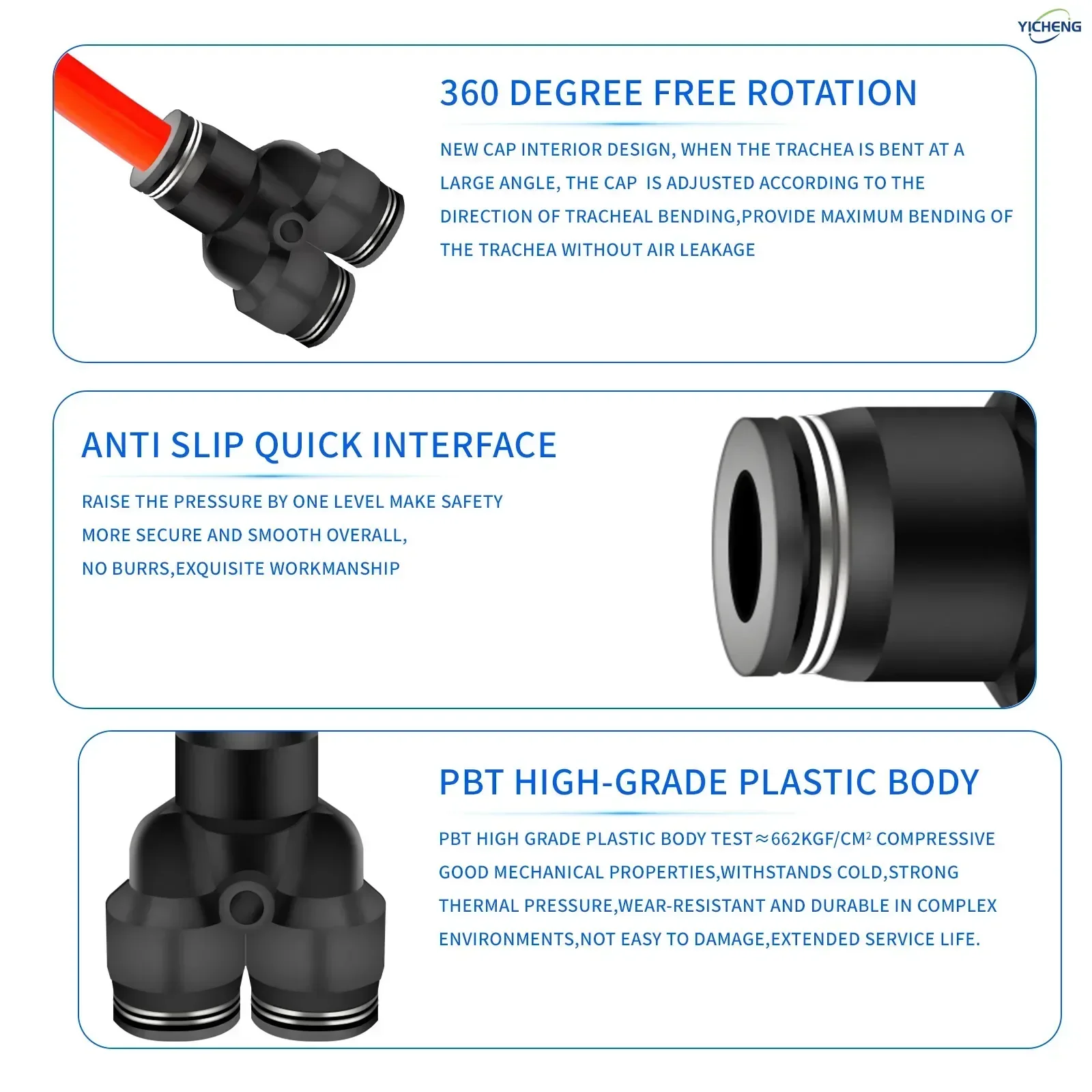 10MM ID Hose Connector Y Split - Push Fit Connector 评论和价格