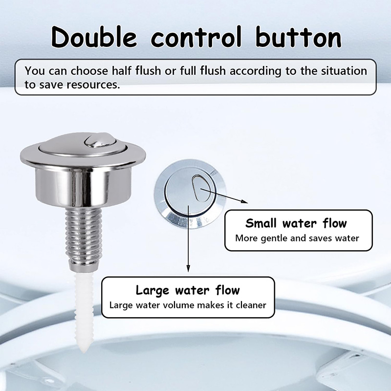 Dual Flush Toilet Button Flush - Toilet Fill Valve 评论和价格