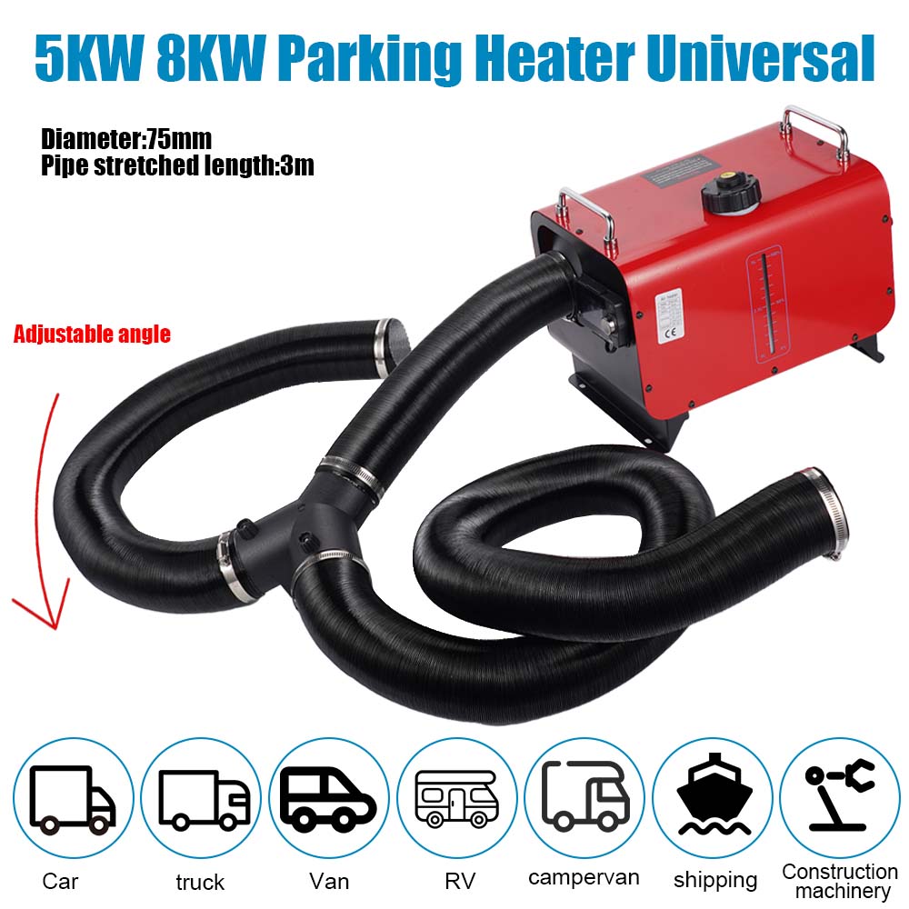 75mm Air Diesel Parking Heater - Flexible Hose Braided 评论和价格