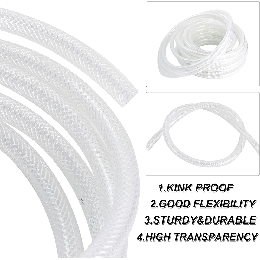 High Pressure Braided Clear PV - Flexible Hose Braided 评论和价格