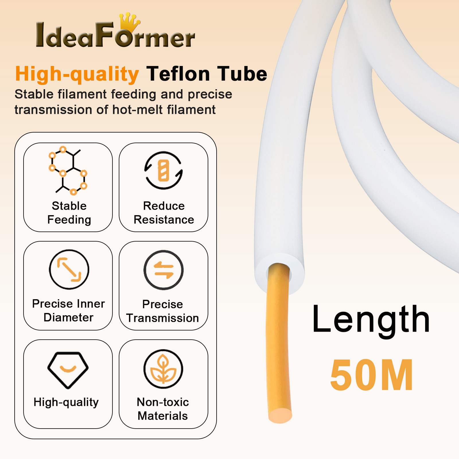 2.5mm OD 4mm Bambu Lab PTFE Tu - Ptfe Tape Thread 评论和价格
