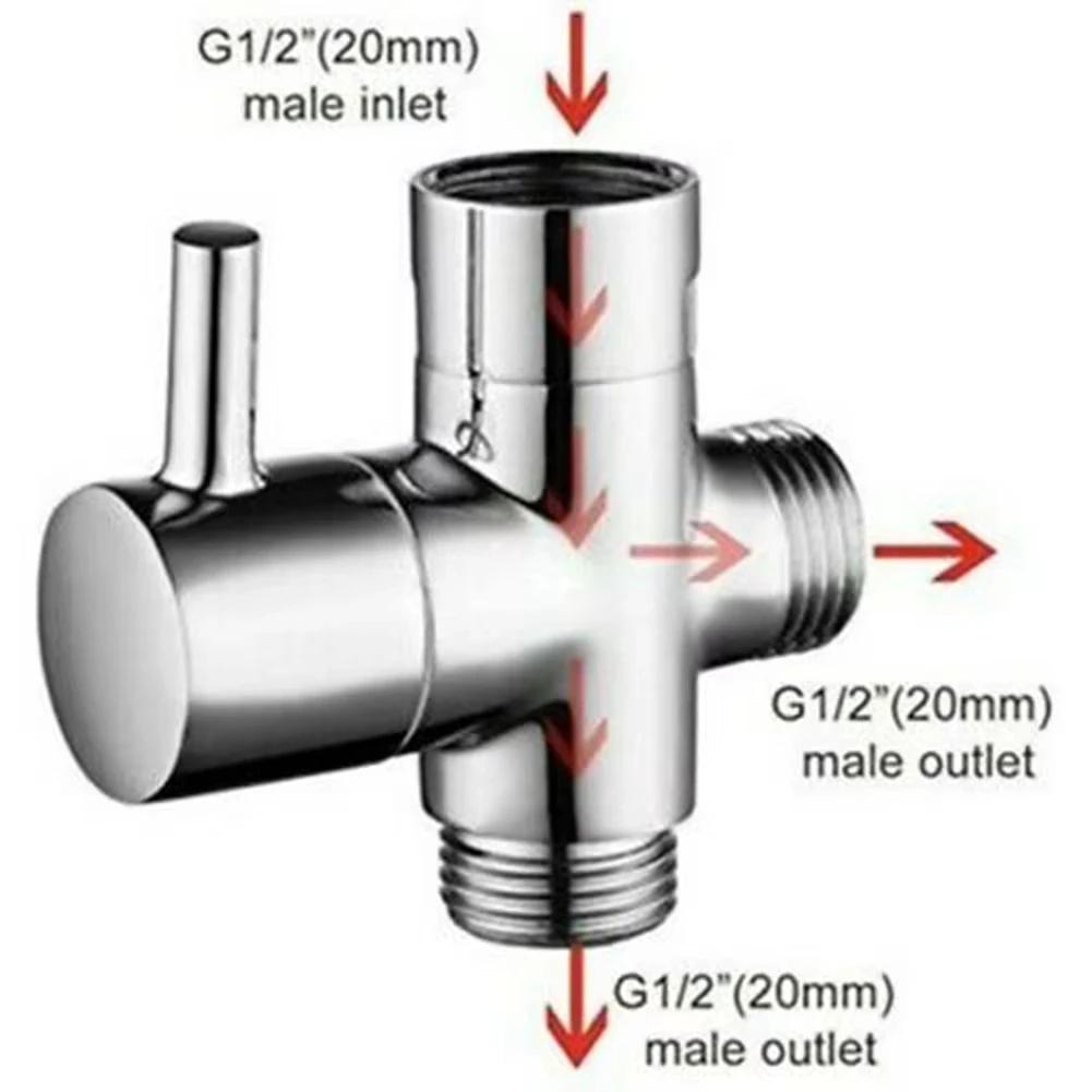 G1/2in 3 Way Diverter Valve T- - Shower Valve Cartridge 评论和价格
