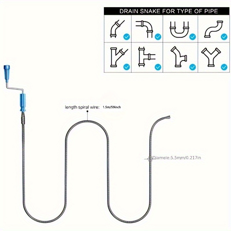 Telescopic Handle Flexible Ste - Drain Snake Flexible 评论和价格