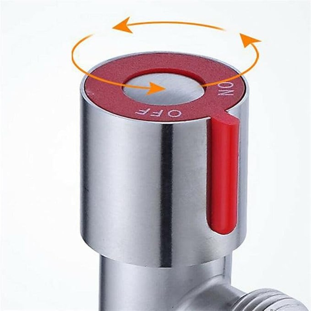 Stainless Steel Hot Cold Inlet - Toilet Fill Valve 评论和价格