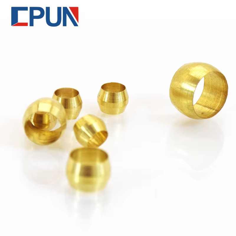 10pc Brass Double taper ferrul - Compression Fitting Brass 评论和价格