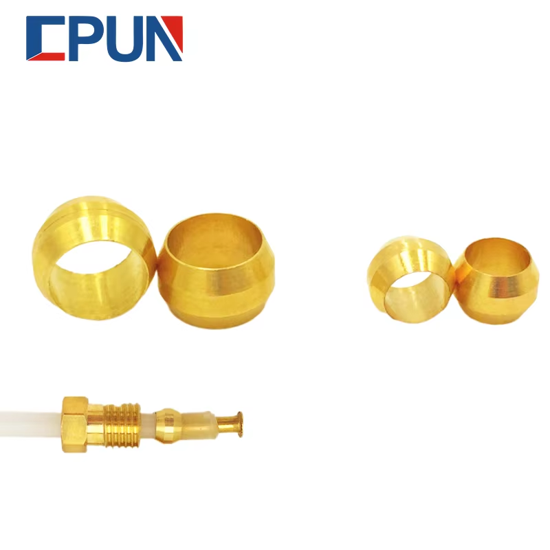10pc Brass Double taper ferrul - Compression Fitting Brass 评论和价格
