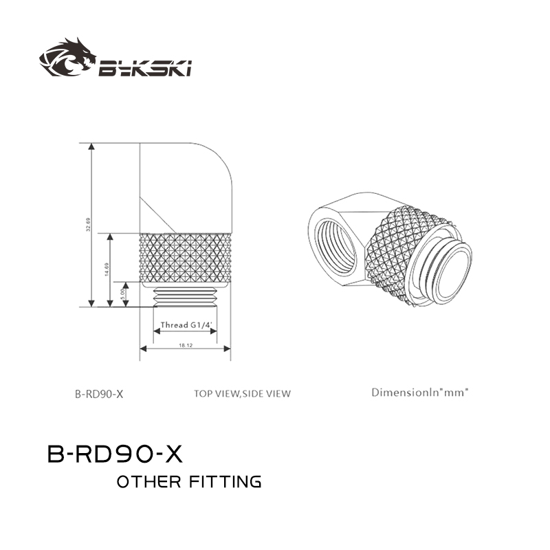 BYKSKI G1/4'' 90 Degree Rotary - Compression Fitting Brass 评论和价格
