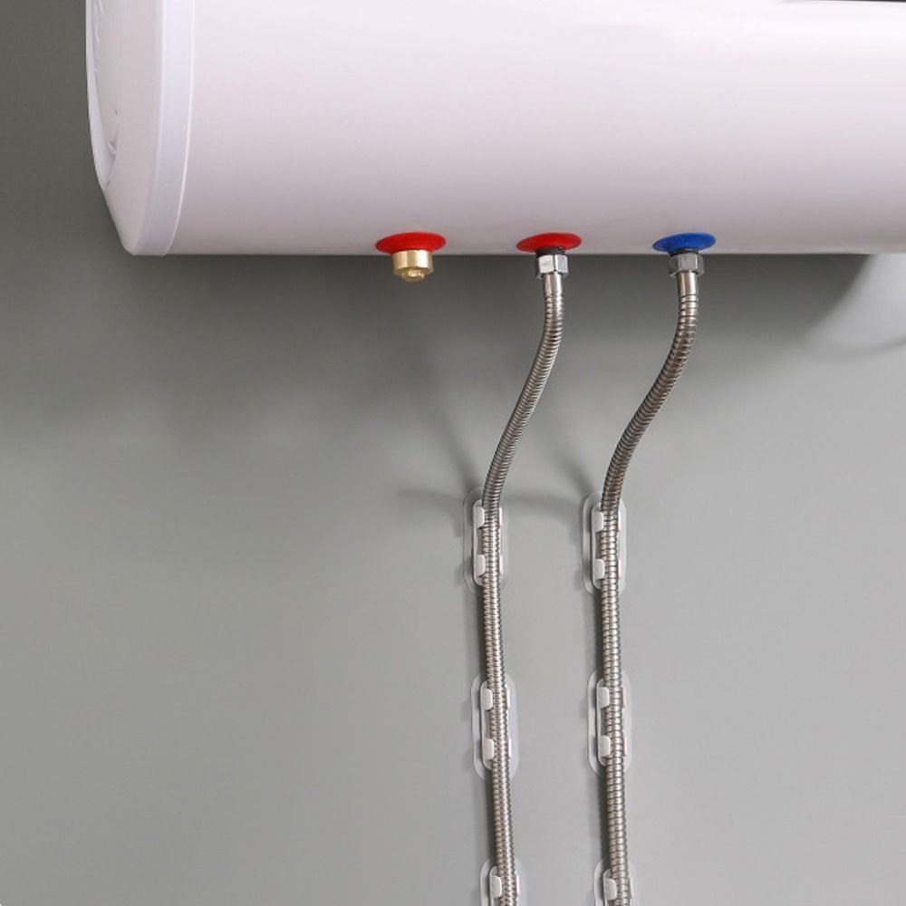 5pcs Plastic Pipe Clamp Hooks  - Drain Pipe Clip 评论和价格