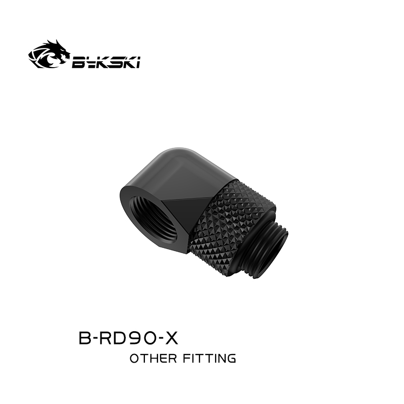 Bykski B-RD90-X 90 Degree Bras - Compression Fitting Brass 评论和价格