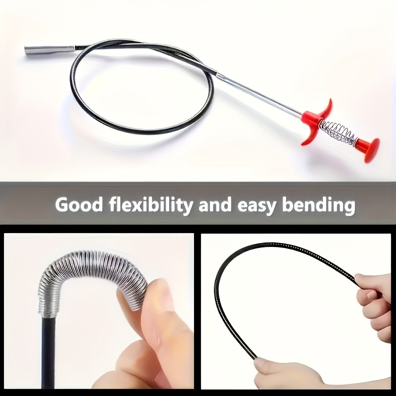 1Pc sewer dredger, toilet clog - Drain Pipe Clip 评论和价格