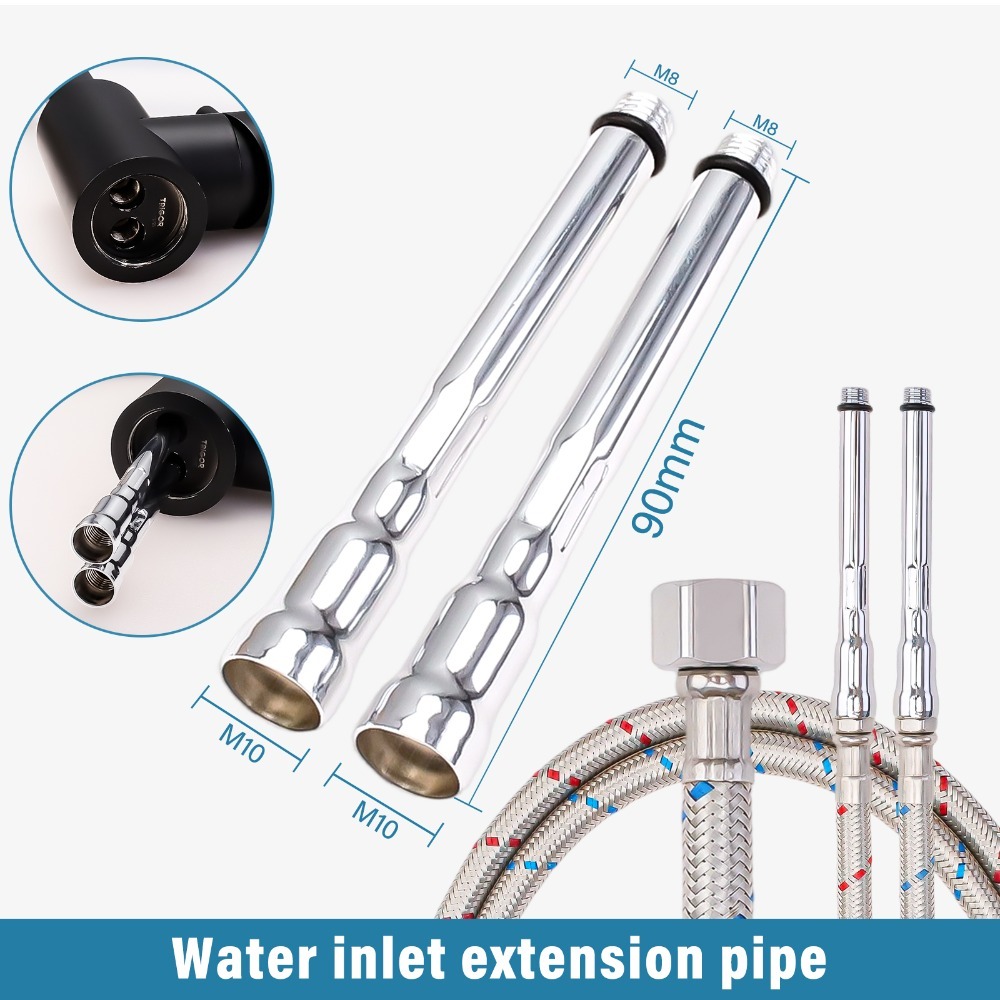 2PCS Flexible Plumbing Pipes G - Flexible Hose Braided 评论和价格