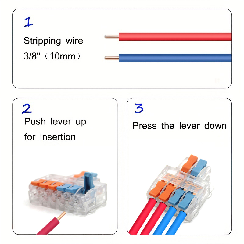 10/50pcs Quick Wire Connector  - Push Fit Connector 评论和价格
