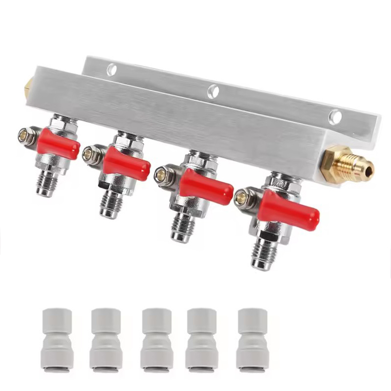 IMAICTUU 4 Way Gas Manifold Co - Push Fit Connector 评论和价格