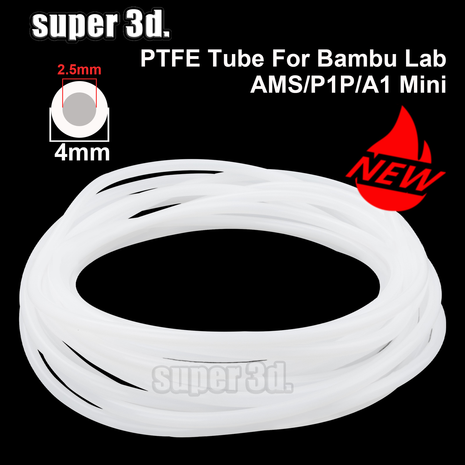 PTFE Tube 3D Printer 2.5mm 4mm - Ptfe Tape Thread 评论和价格