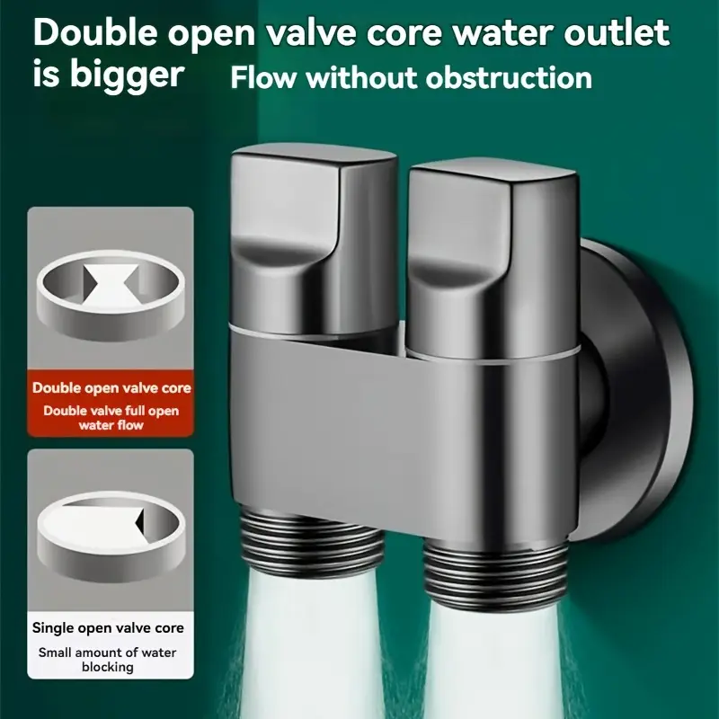 Stainless steel double outlet  - Toilet Fill Valve 评论和价格