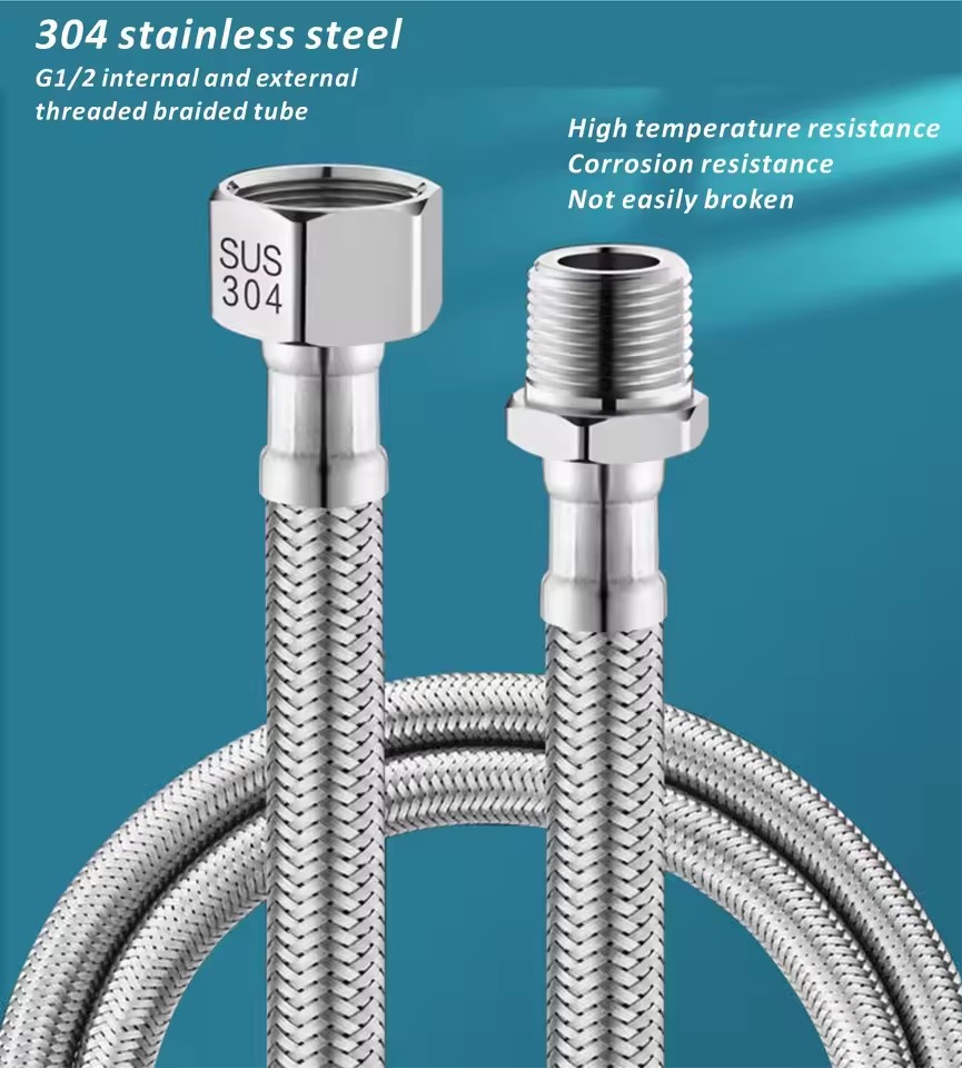 1pc 20/40/60/80/100/150/200CM  - Flexible Hose Braided 评论和价格