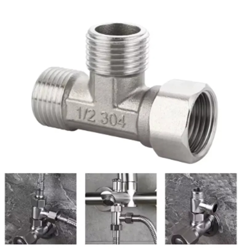 Stainless Steel T Adapter G1/  - Shower Valve Cartridge 评论和价格