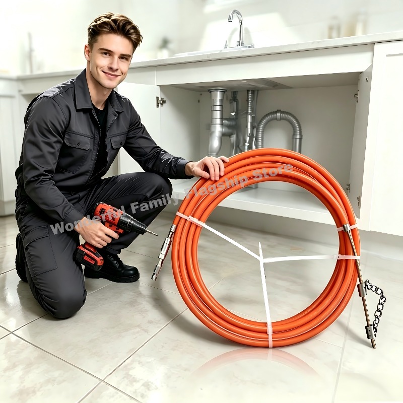 Flexible Drain Auger Plumbing  - Drain Snake Flexible 评论和价格