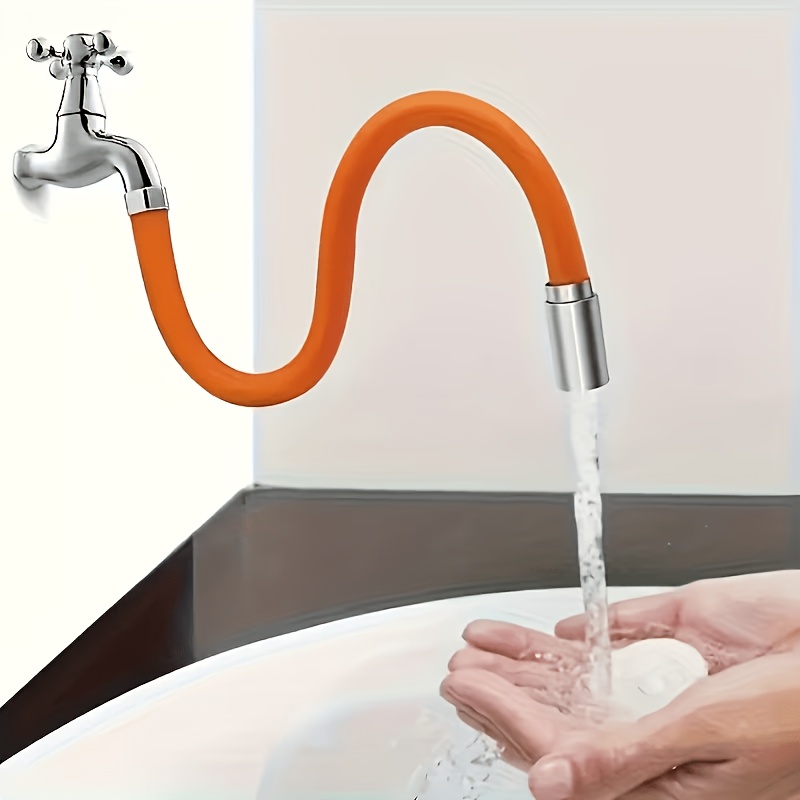 2-in-1 Foldable Faucet Extende - Flexible Hose Braided 评论和价格