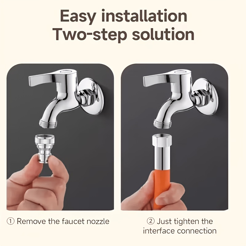 2-in-1 Foldable Faucet Extende - Flexible Hose Braided 评论和价格