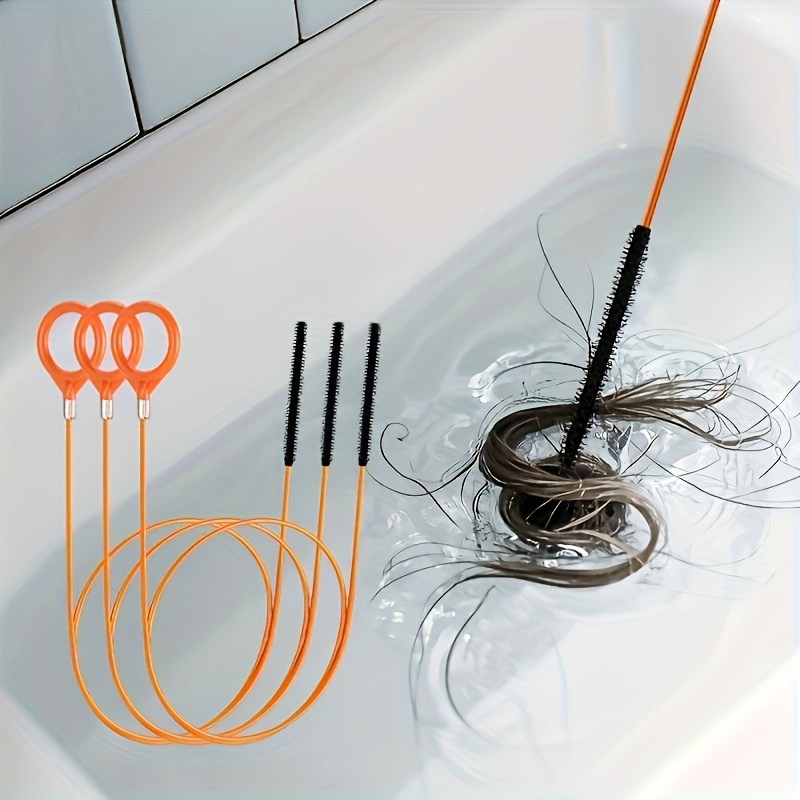 Sink Snake Hair Remover Tool,  - Drain Snake Flexible 评论和价格