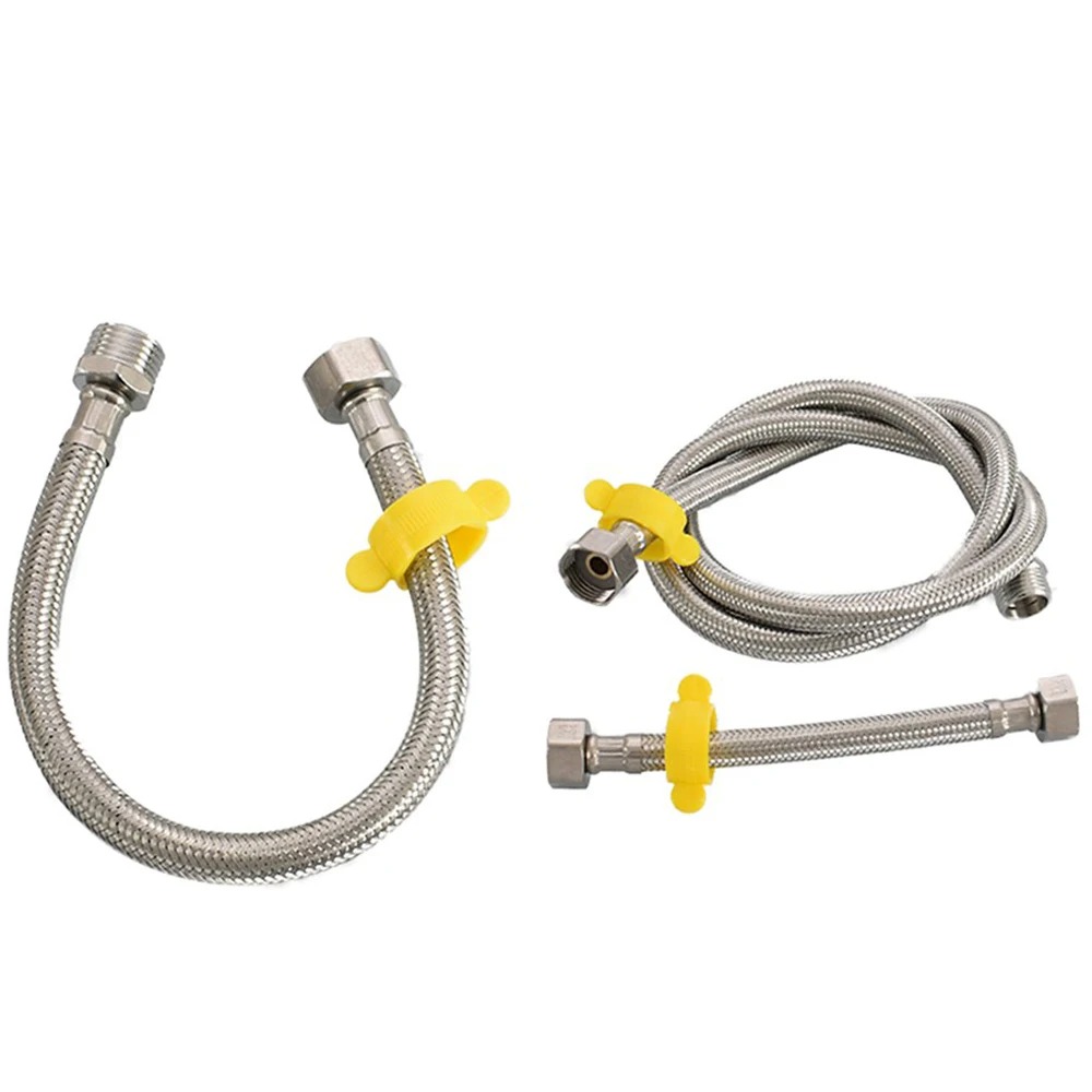 30/50cm 1/2 Inch Stainless Ste - Flexible Hose Braided 评论和价格