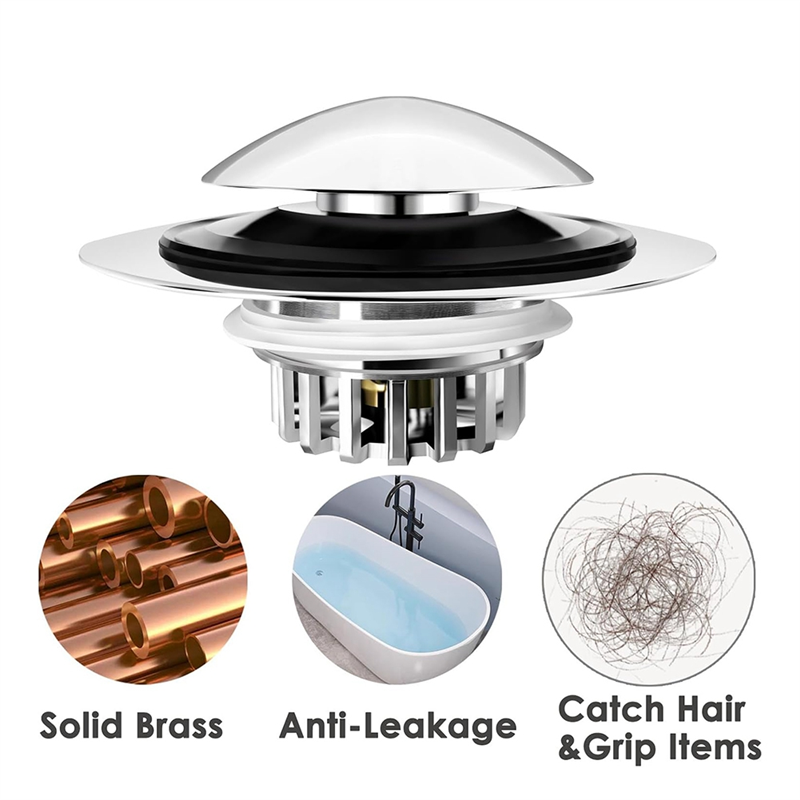 ABSE-Bathtub Drain Stopper, -U - Drain Pipe Clip 评论和价格
