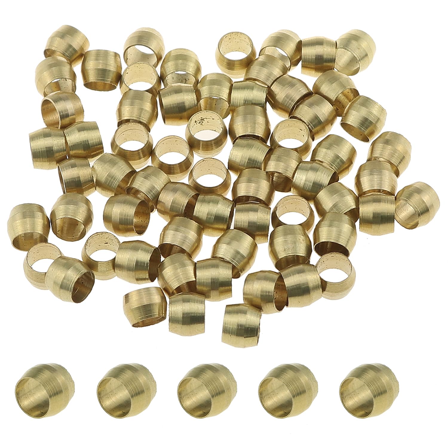 100PCS Brass Ferrule Sleeve Fe - Compression Fitting Brass 评论和价格