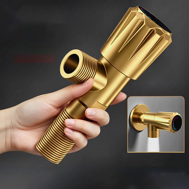 Brass High Flow Angle Valve Ho - Toilet Fill Valve 评论和价格