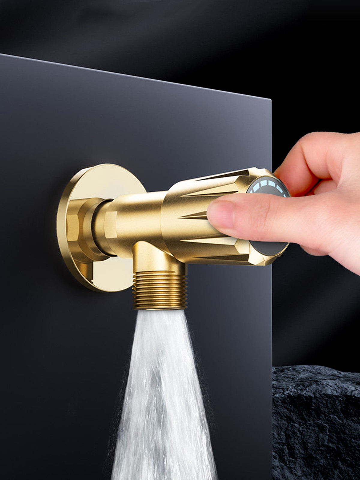 Brass High Flow Angle Valve Ho - Toilet Fill Valve 评论和价格