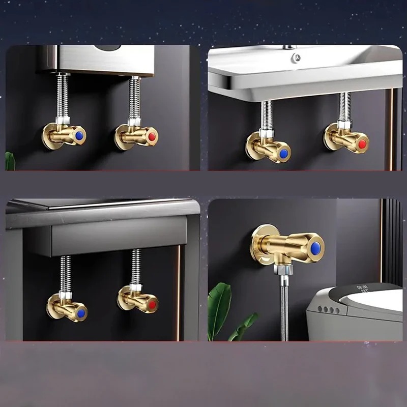 Brass High Flow Angle Valve Ho - Toilet Fill Valve 评论和价格