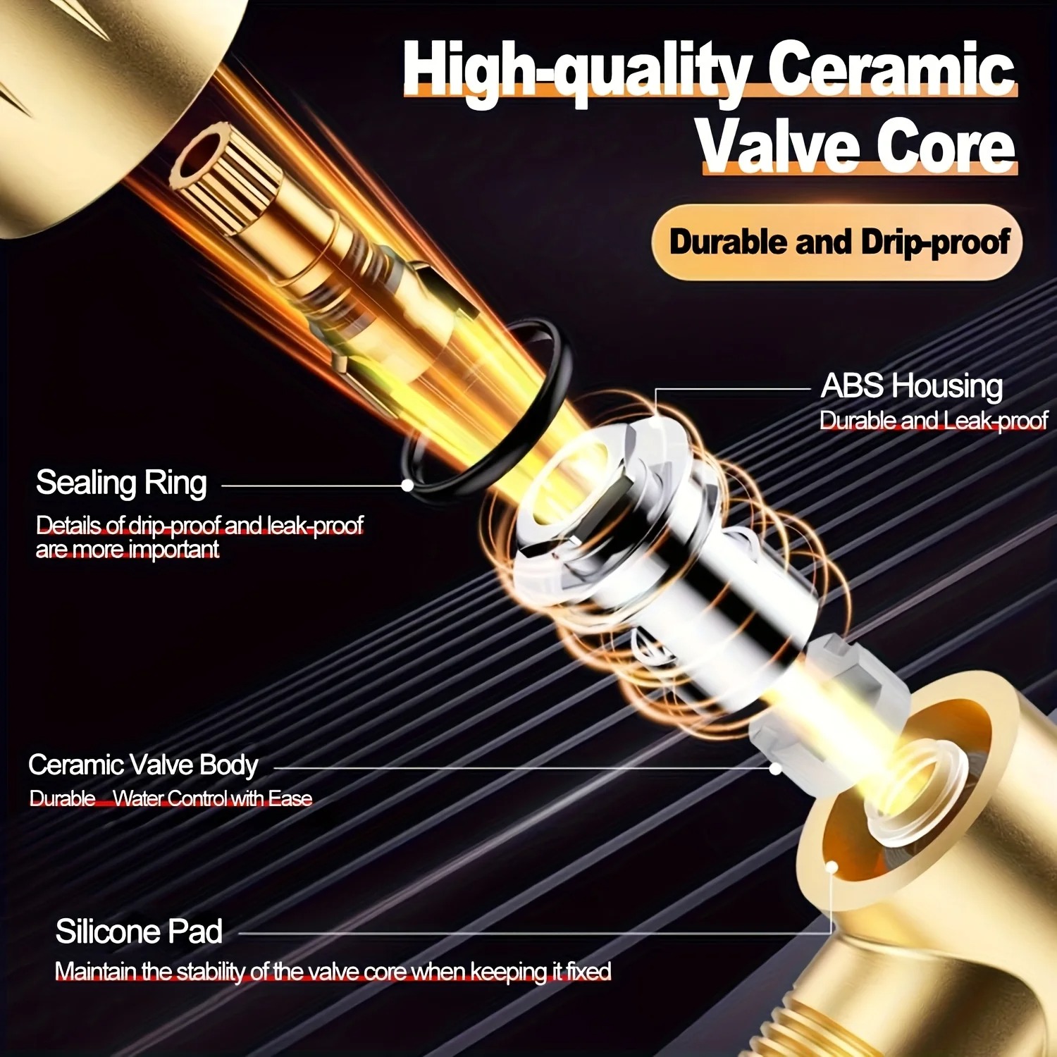 Brass High Flow Angle Valve Ho - Toilet Fill Valve 评论和价格
