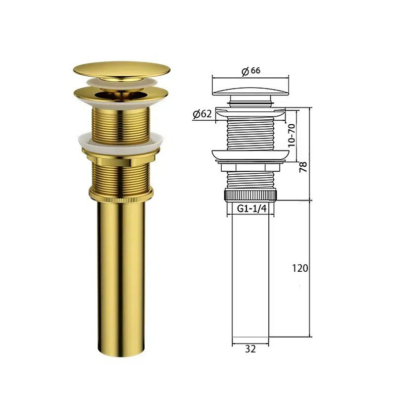 Push Down Pop Up Drain Bathroo - Drain Pipe Clip 评论和价格
