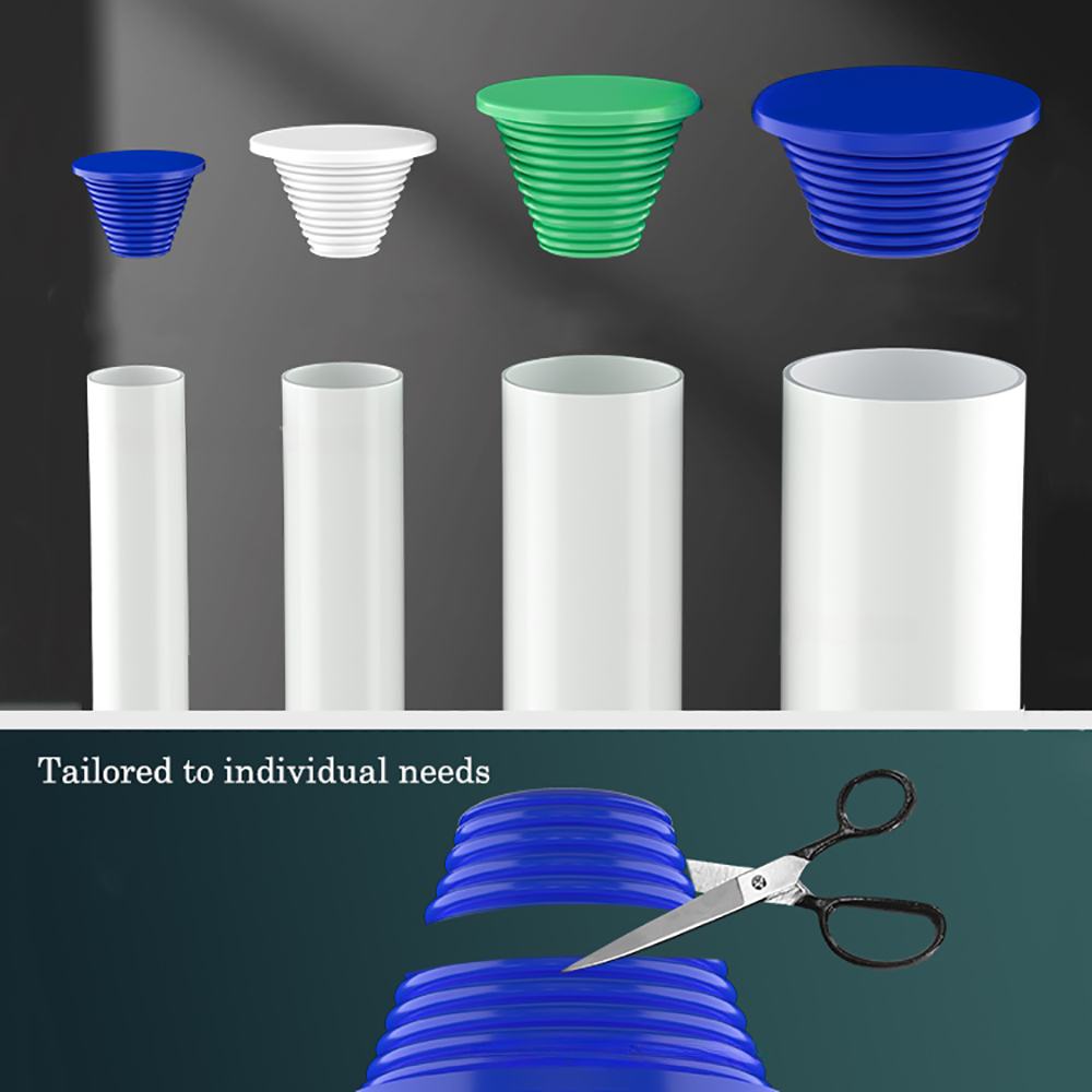 Silicone Sewer Pipe Sealing Ri - Drain Pipe Clip 评论和价格