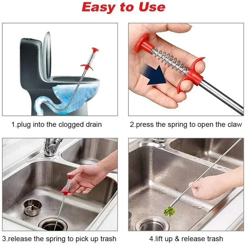 Flexible Spring Snake Drain Pi - Drain Snake Flexible 评论和价格