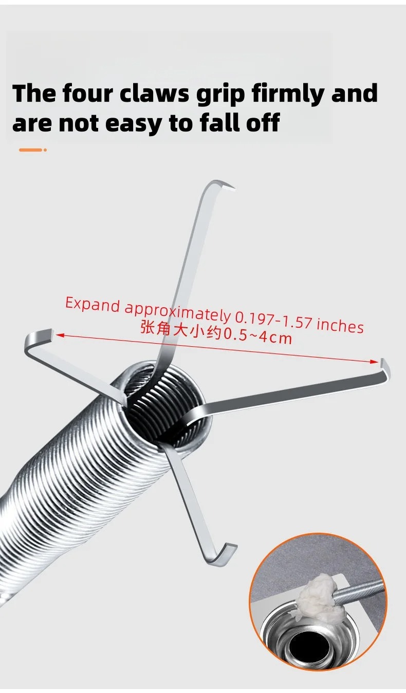 Flexible Spring Snake Drain Pi - Drain Snake Flexible 评论和价格