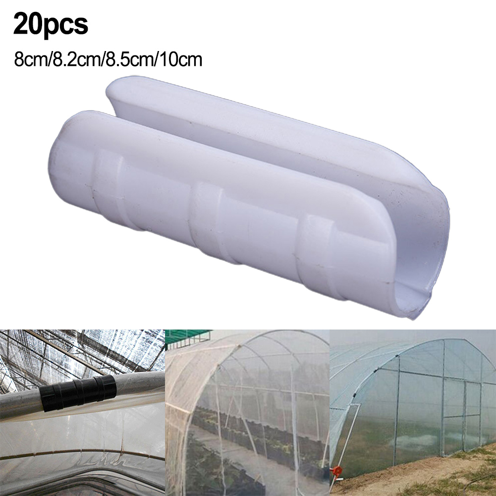20Pc Greenhouse Frame Film Buc - Plastic Pipe Clip 评论和价格