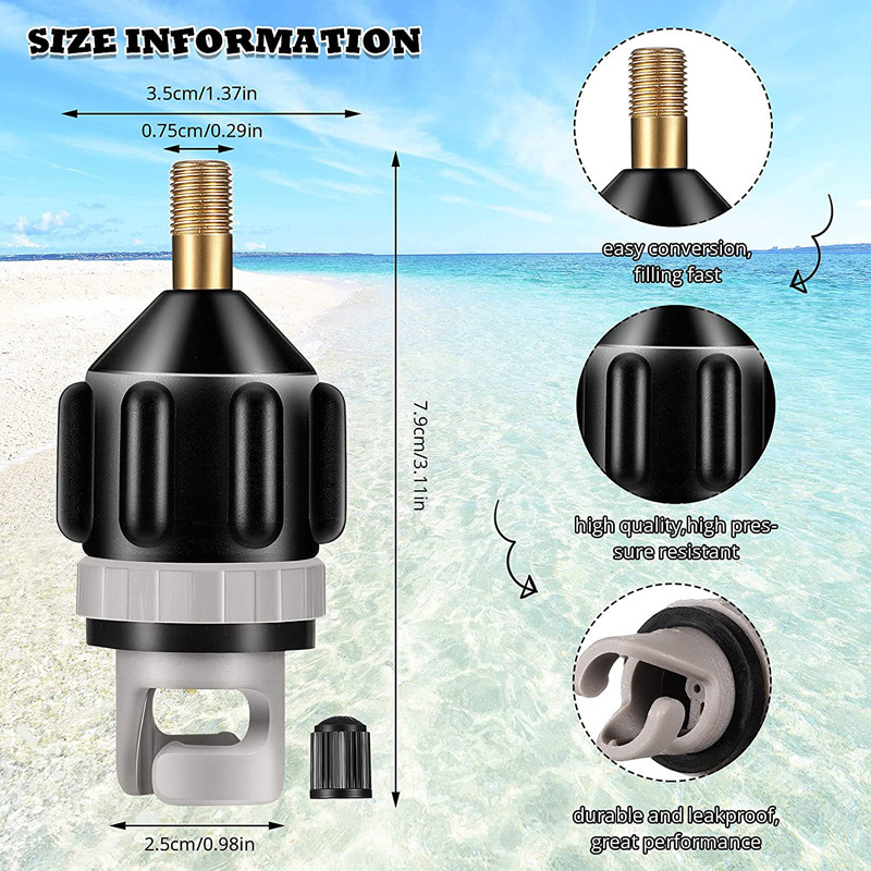Universal SUP Pump Adapter Inf - Float Ball Valve 评论和价格